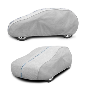 Wodoodporny nieprzemakalny pokrowiec plandeka na samochód Basic Garage M2 (hatchback) 381-405 cm